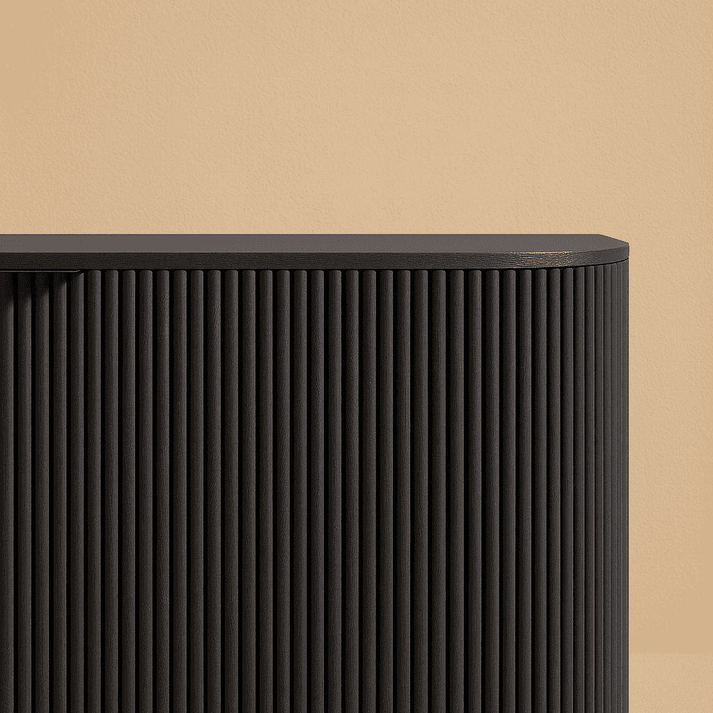 Athena Ribbed Sideboard angle thumbnail 6