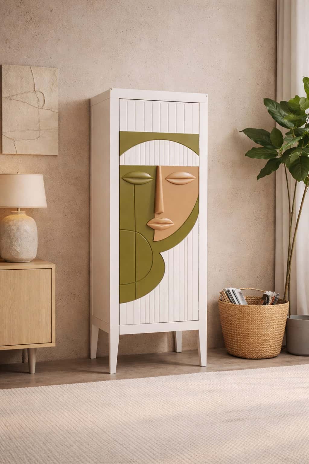 Abstract Face Cabinet — view 1