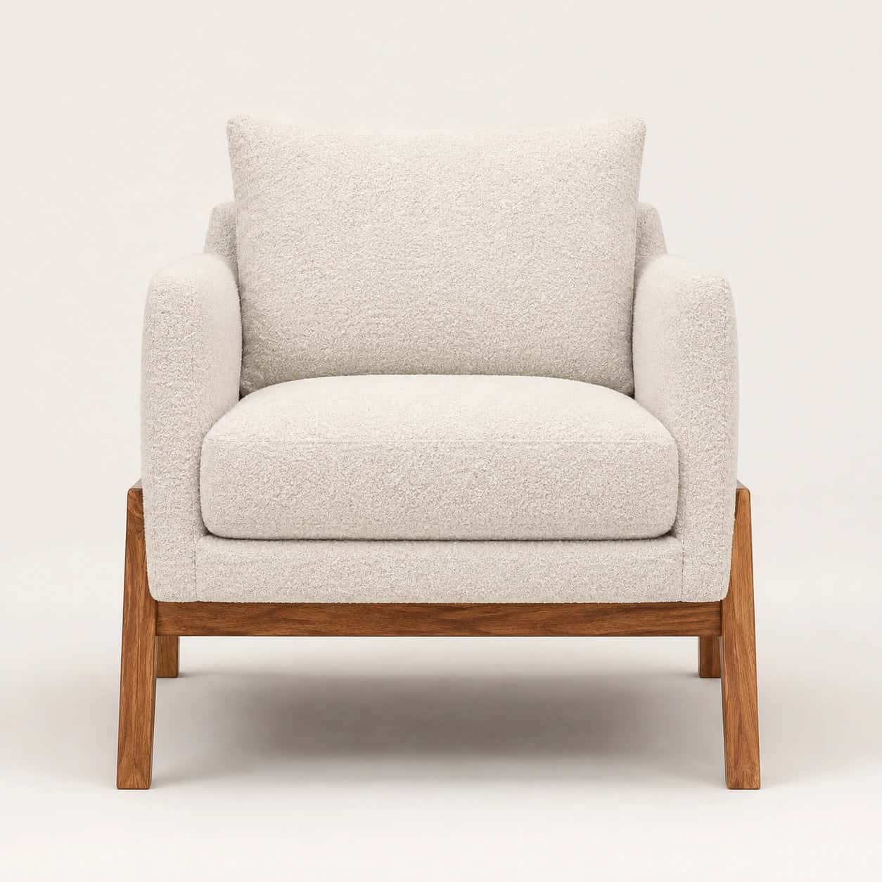 Velmora Upholstered Wood Lounge Chair — view 1