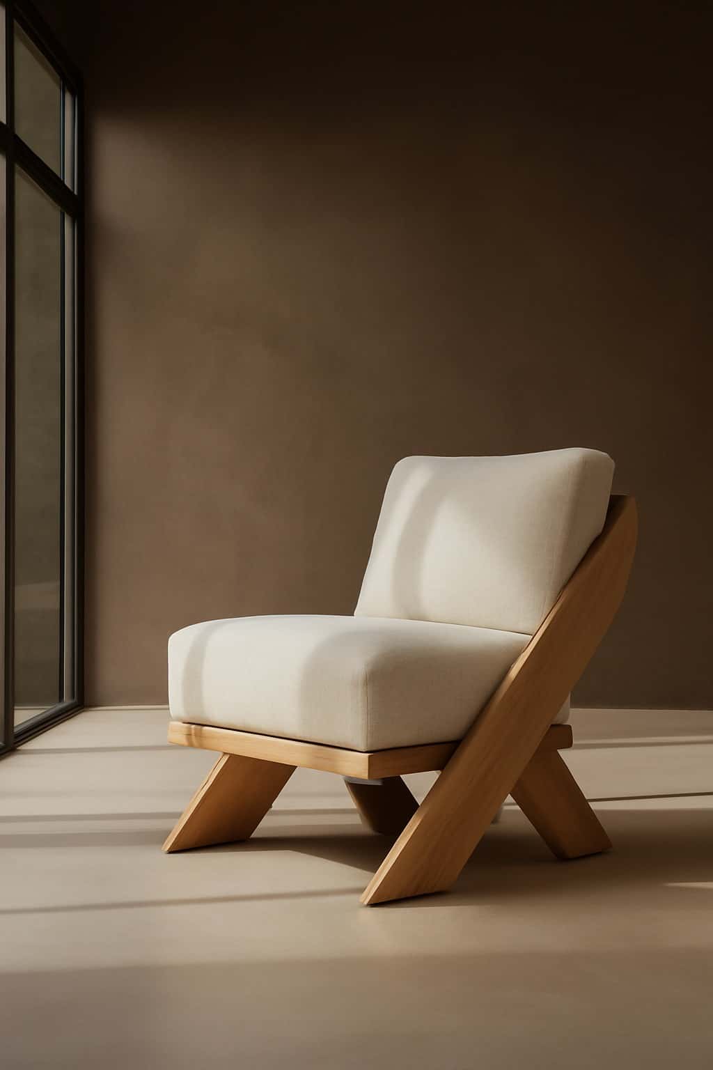 Sable Oak Lounge Accent Chair angle thumbnail 4