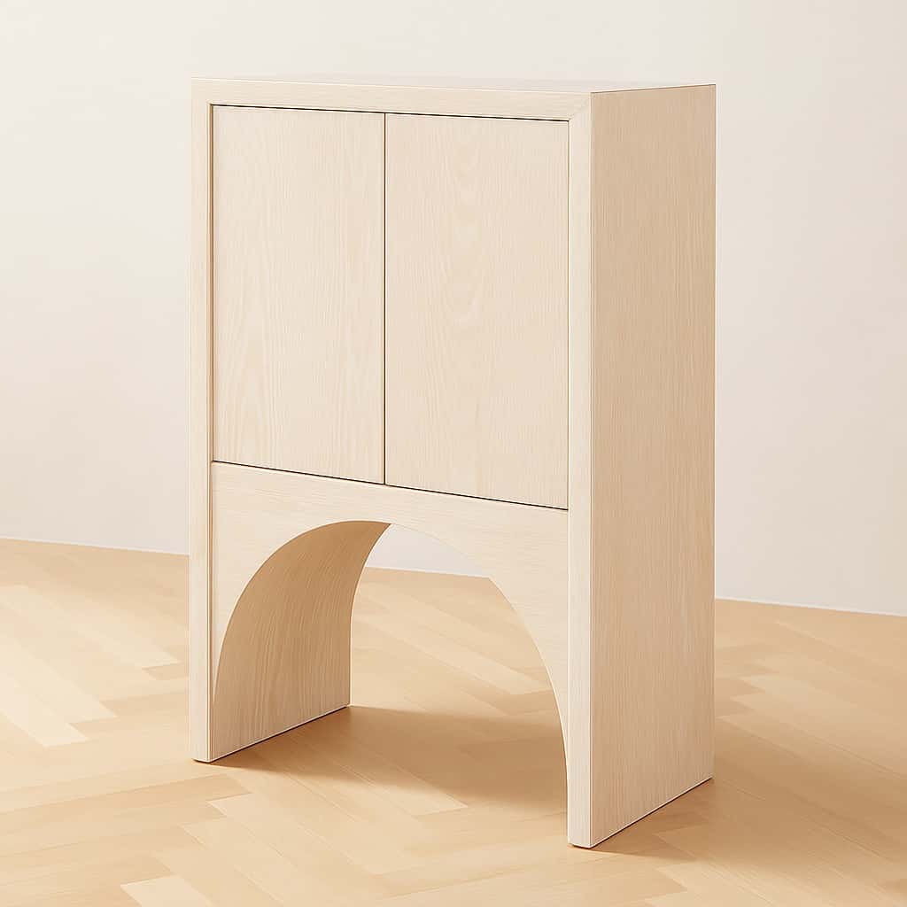 Archeline Cream Oak Sideboard — view 1