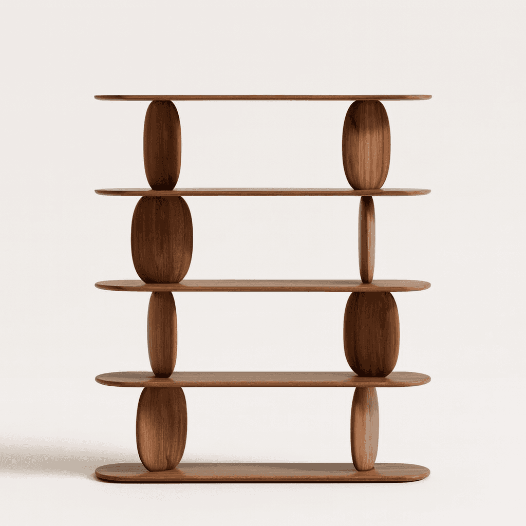 The Orbium Wooden Bookshelf — view 1
