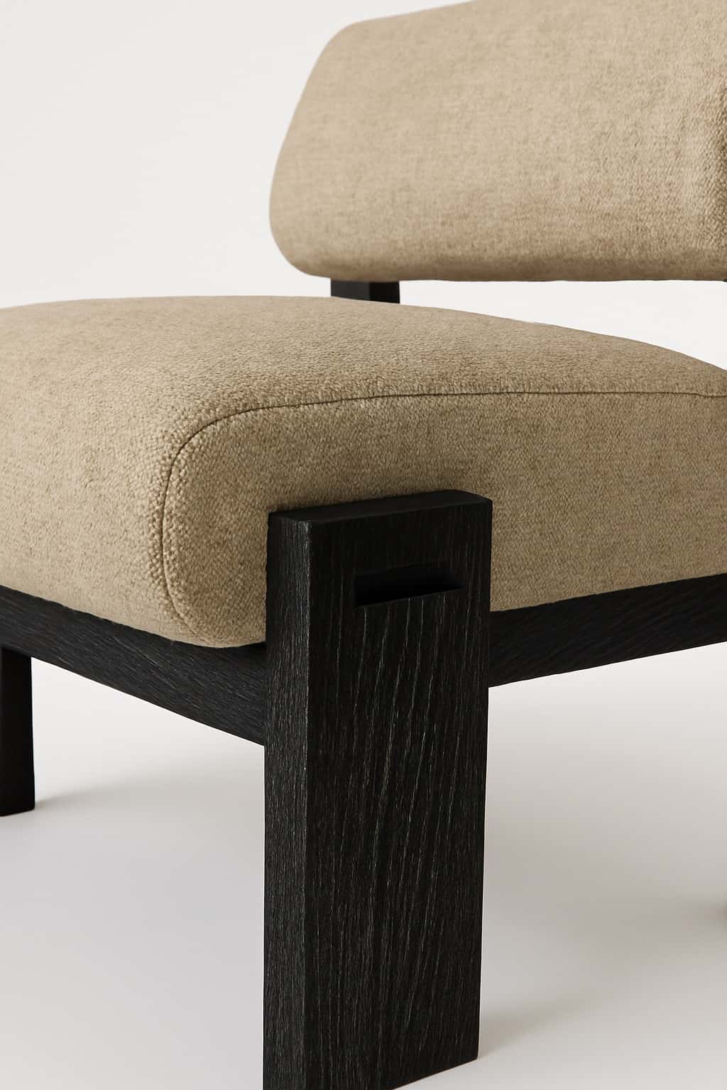Monarch Sandblasted Oak Lounge Chair angle thumbnail 5