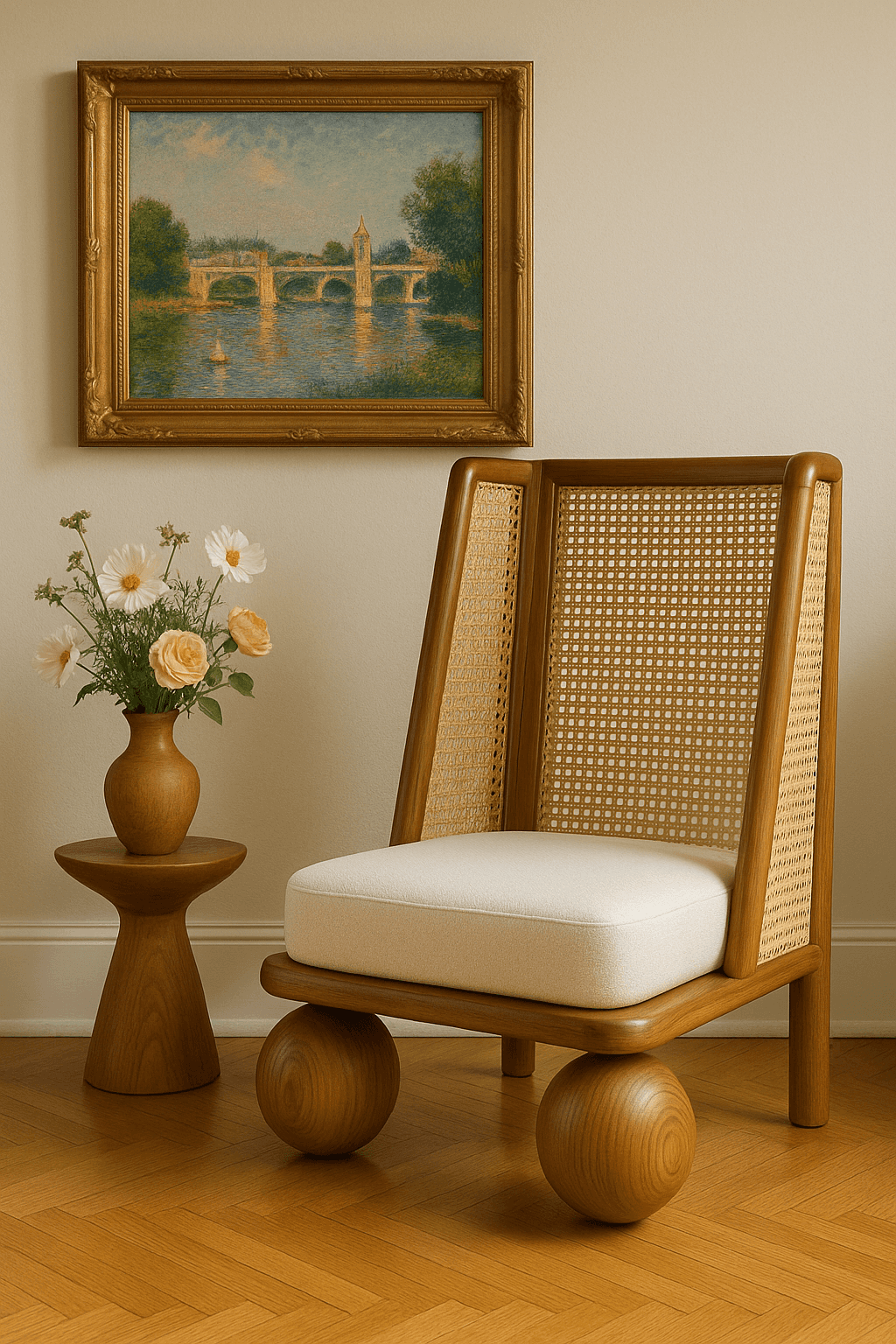 Saanjh Lounge Chair angle thumbnail 2