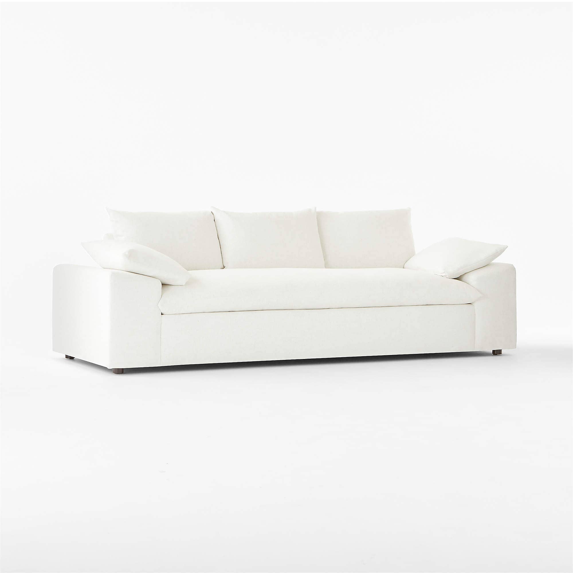 Algora 100" Charcoal Grey Performance Linen Sleeper Sofa - 5