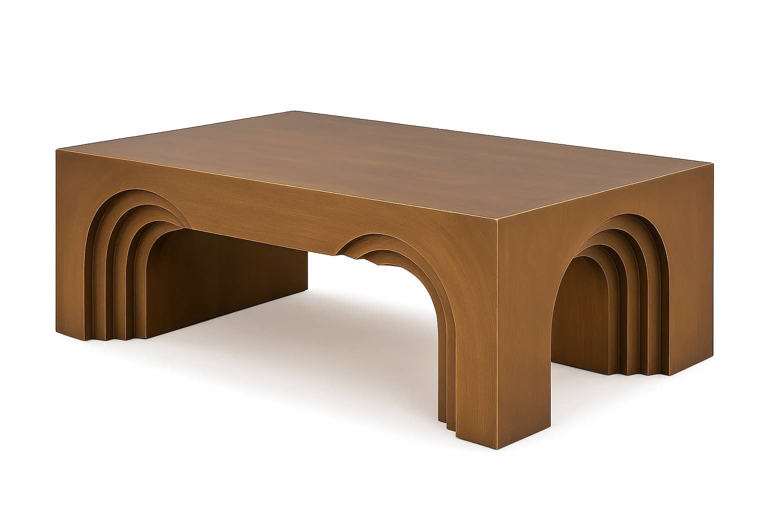 Modern Arch Bronze Coffee Table – Sculptural Statement Piece for Luxury Living - 3