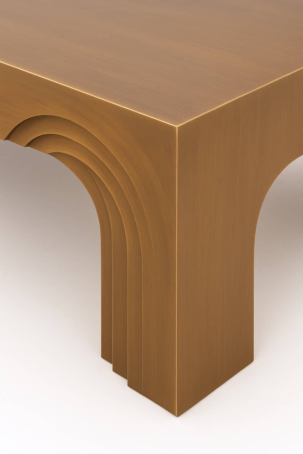 Modern Arch Bronze Coffee Table – Sculptural Statement Piece for Luxury Living - 4