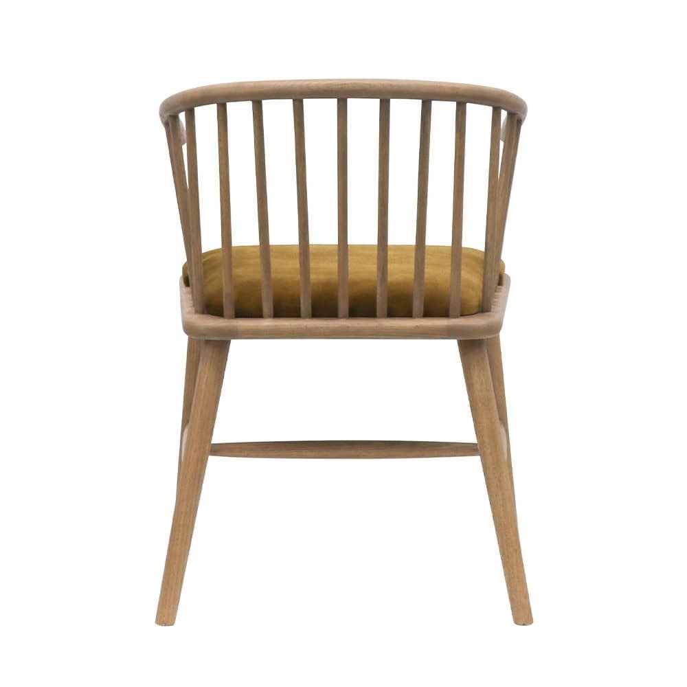 Canvas Upholstered Modern Dining Chair - 4