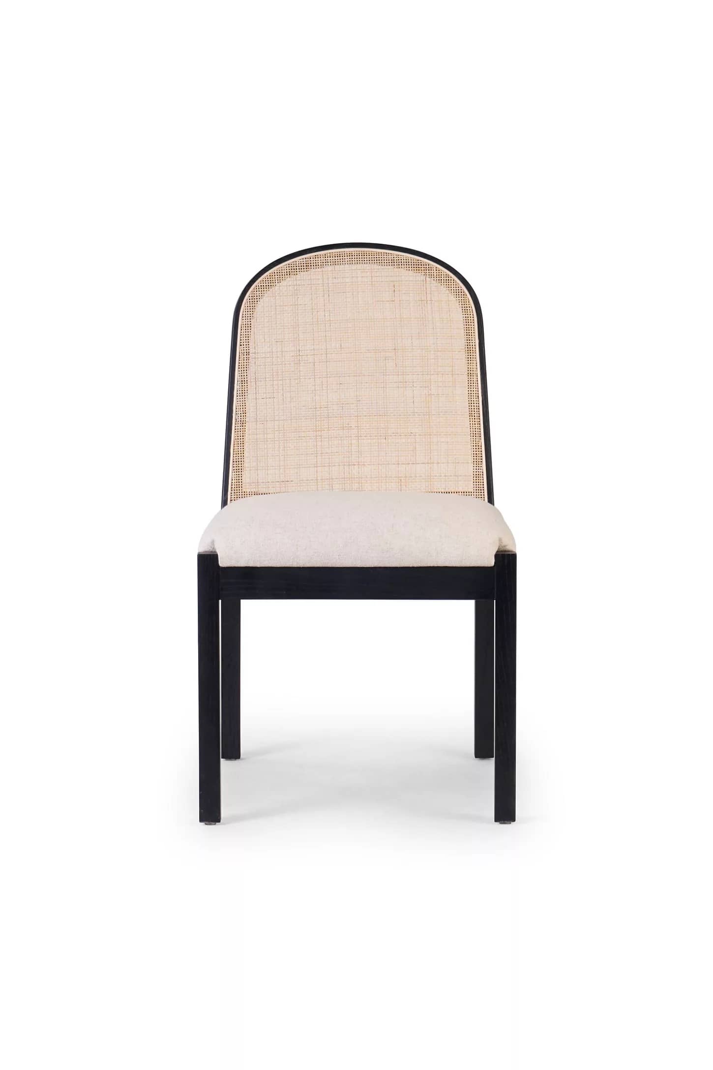 Rattan Back Dining Chair - 1
