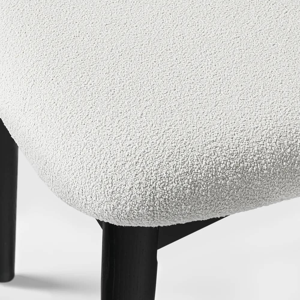 Cozy Bouclé Dining Chair - 5