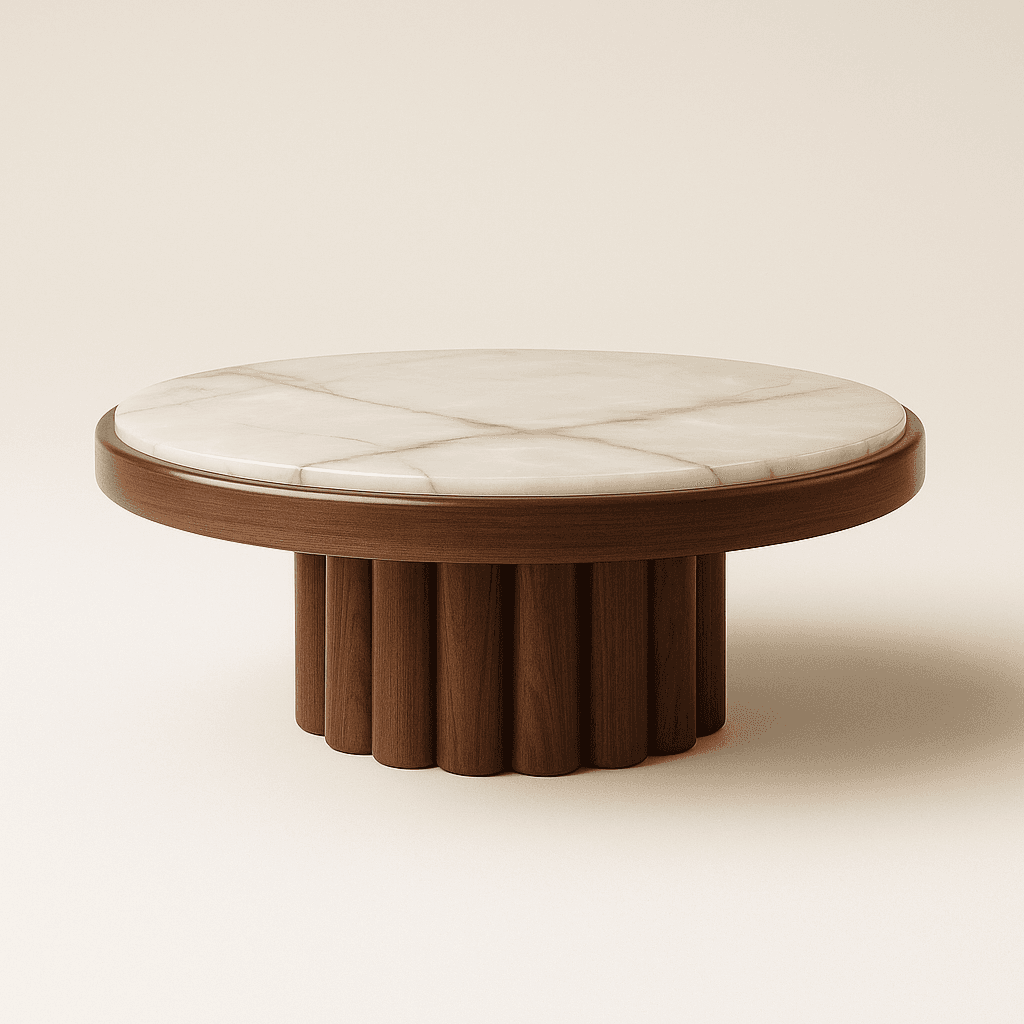Walmarble Coffee Table - 1