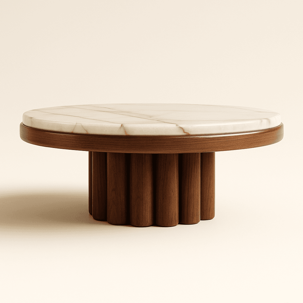 Walmarble Coffee Table - 3