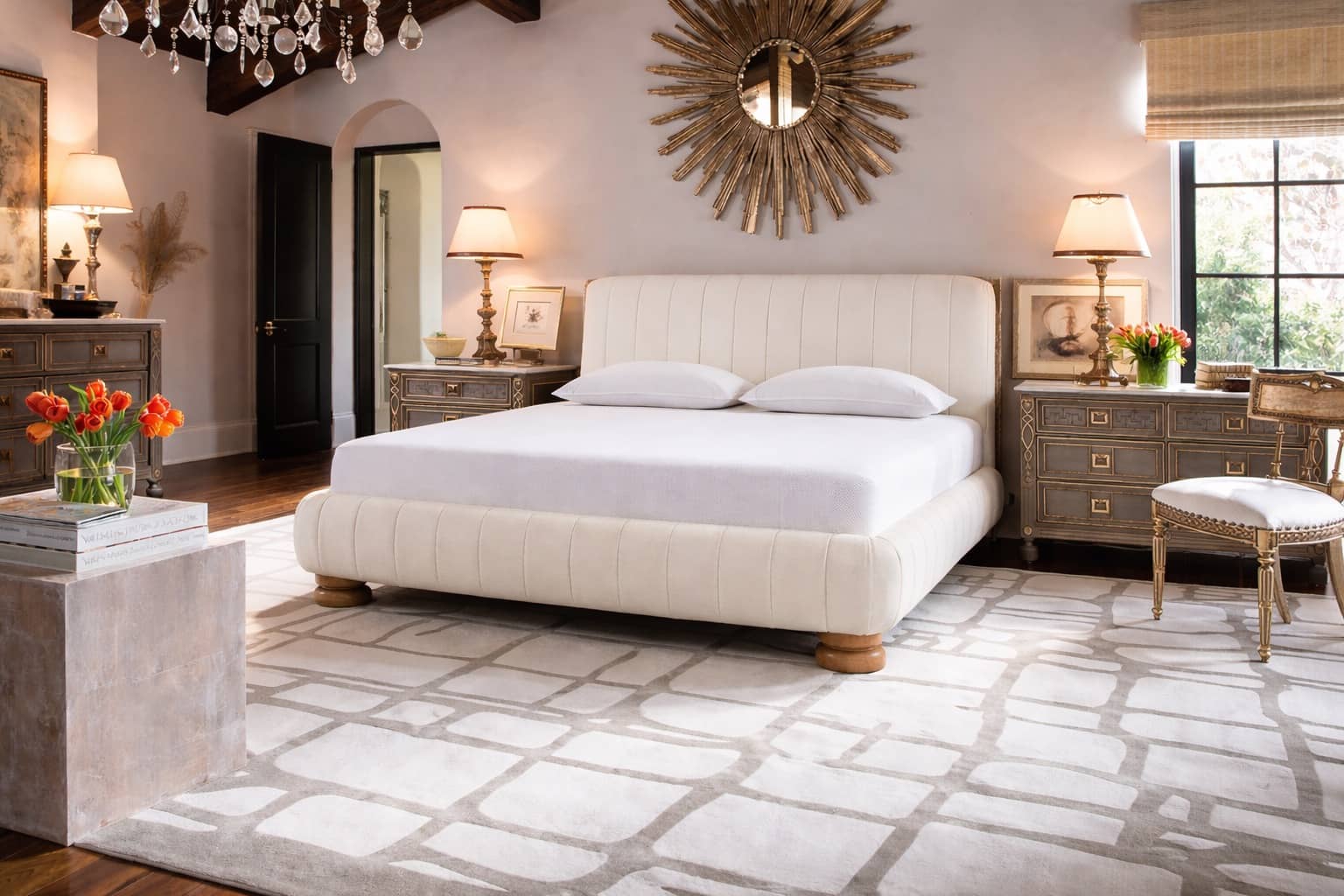 Riviera Channel Tufted Upholstered Bed - 5
