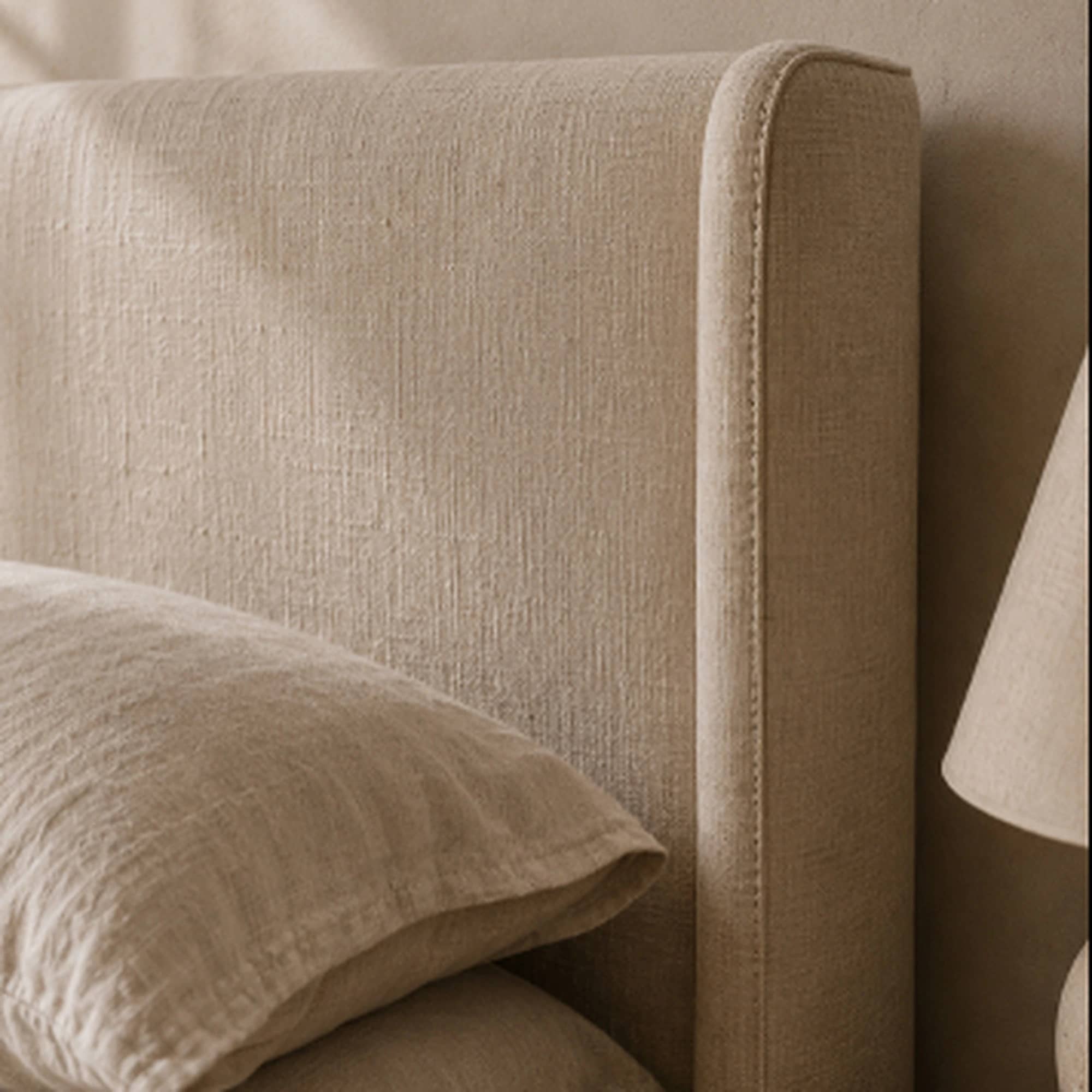 Sukoon — Wingback Upholstered Bed - 3