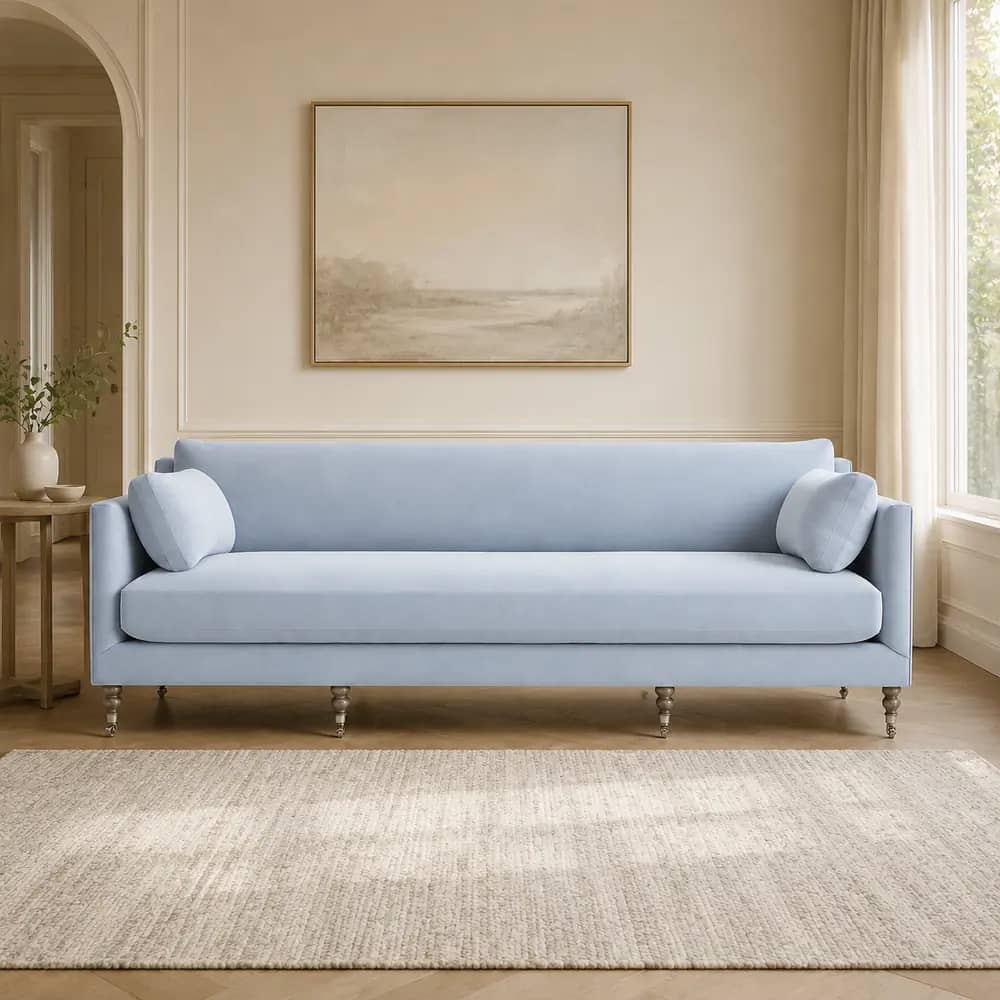 Elara Classic Upholstered Sofa - 4