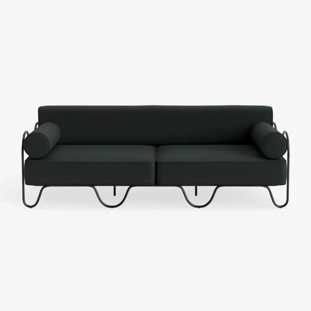 Arco Loop Upholstered 3-Seater Sofa - 1