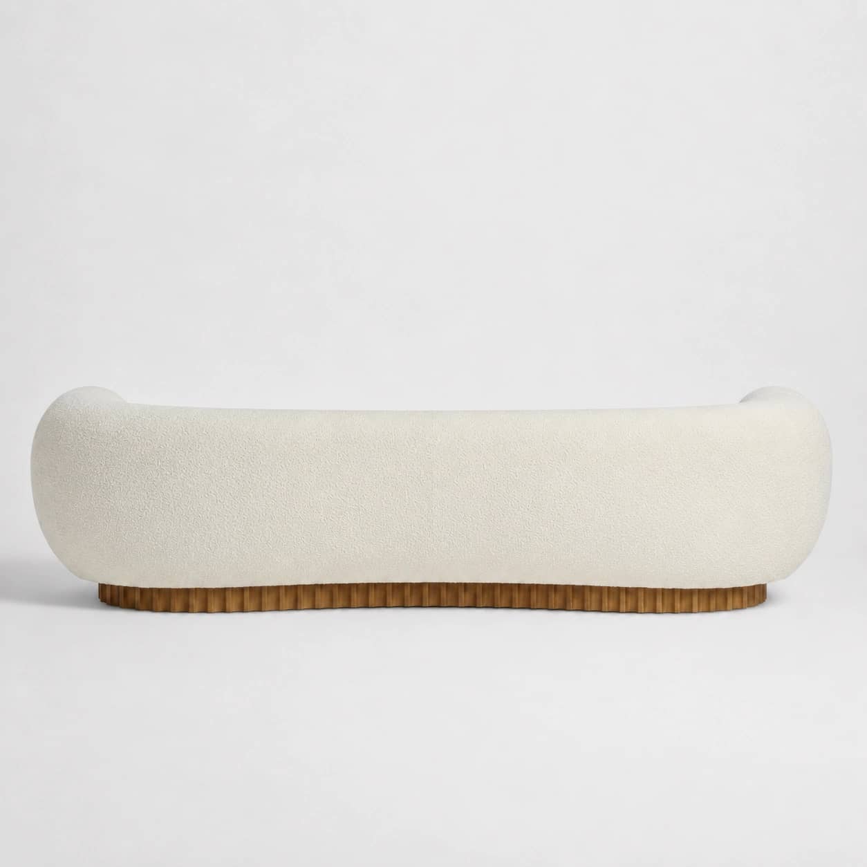Elowen Curved Bouclé Sofa - 3