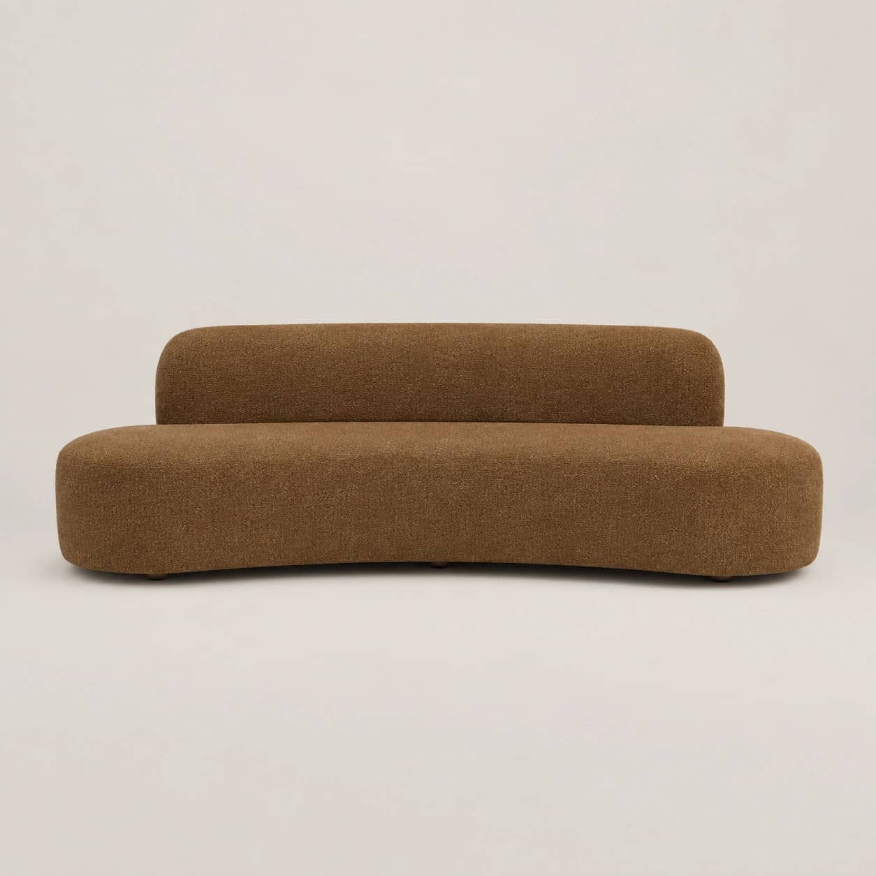 Aveline Sculptural Curved Sofa - 1