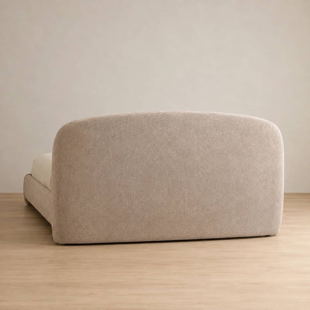 Serenne Two-Tone Curved Upholstered Bed - 2