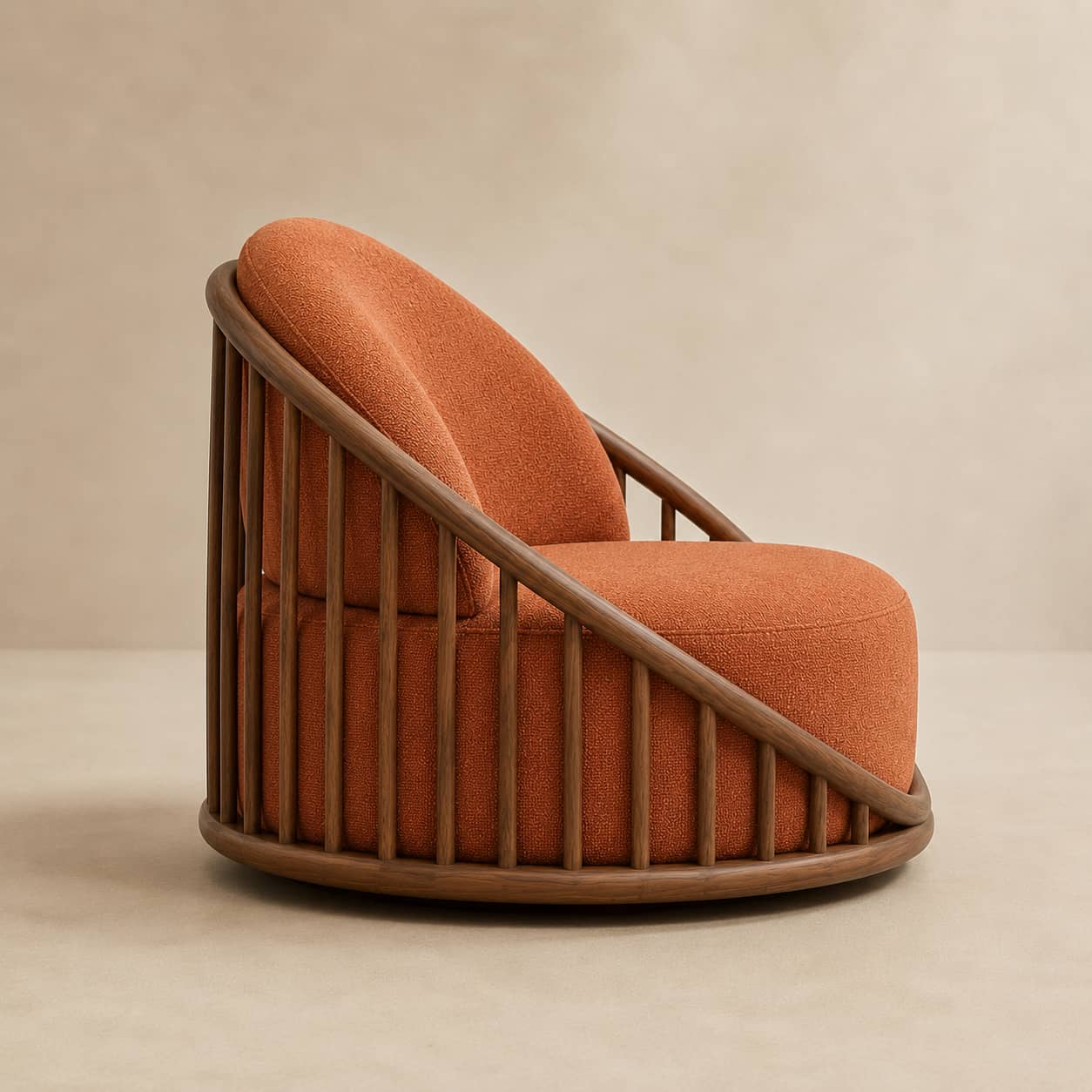 Orbella Spindle-Frame Lounge Chair - 4