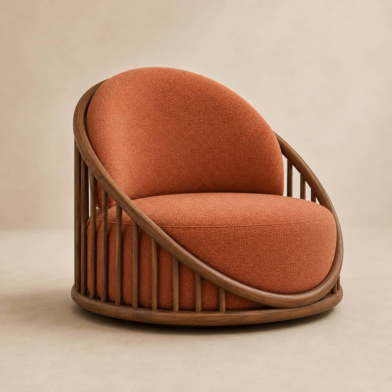 Orbella Spindle-Frame Lounge Chair - 5