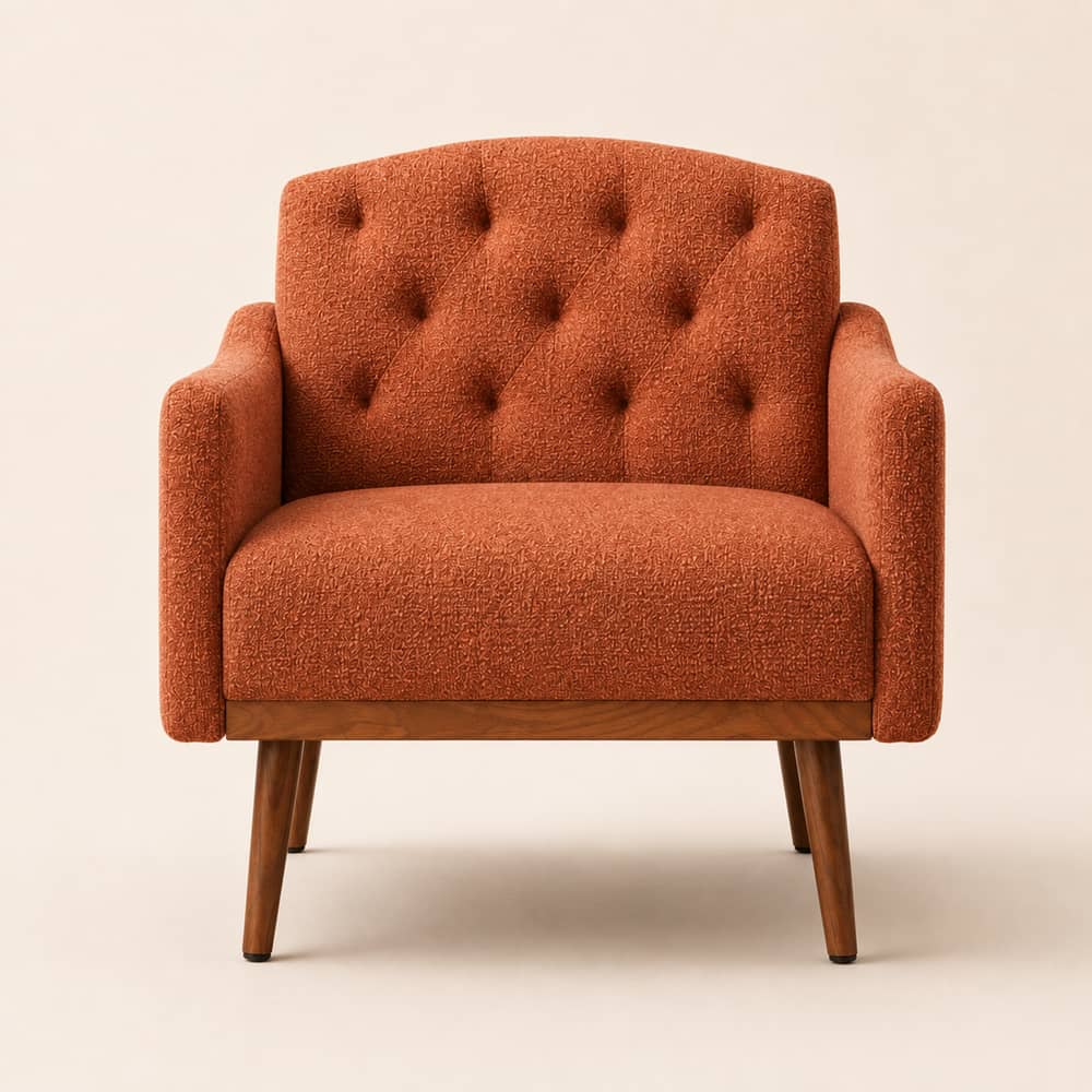 Caldera Tufted Lounge Chair - 1