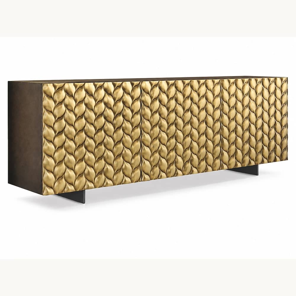 Aureum Antique Brass Clad Sideboard - 1