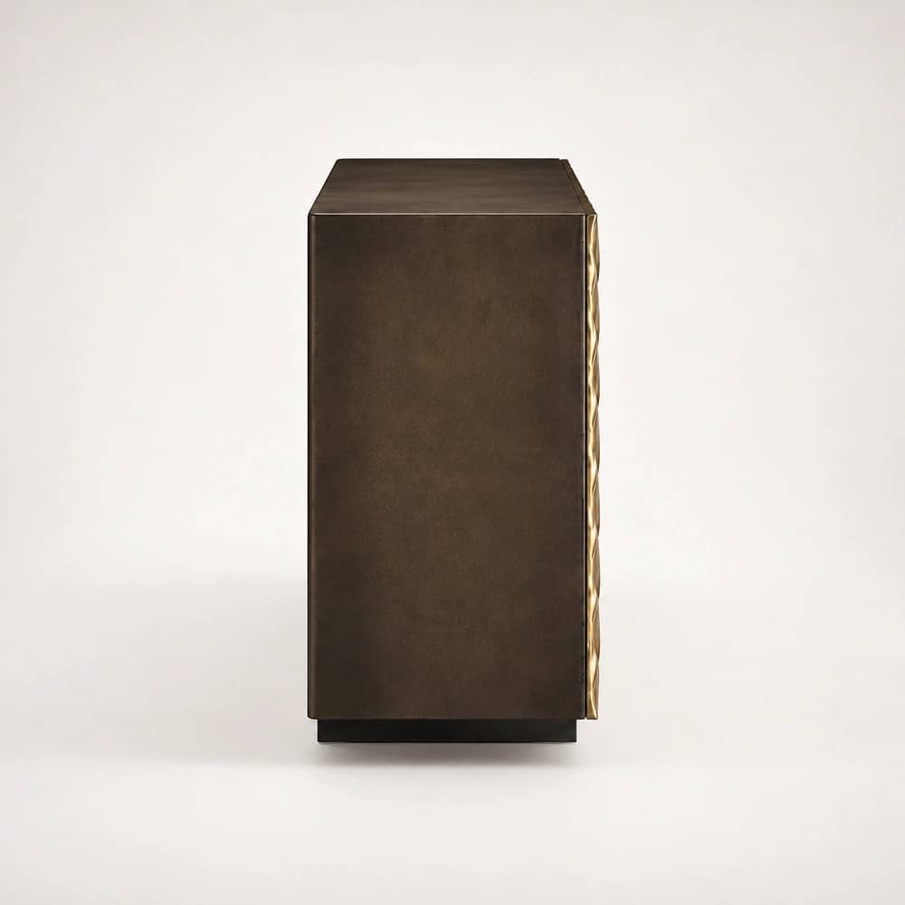 Aureum Antique Brass Clad Sideboard - 5