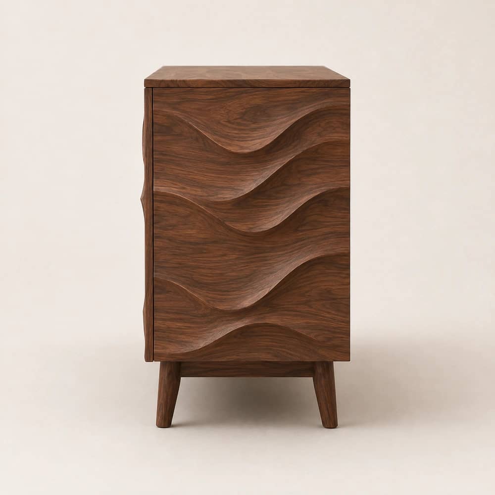 Lehar Sculpted Wave Sideboard - 4