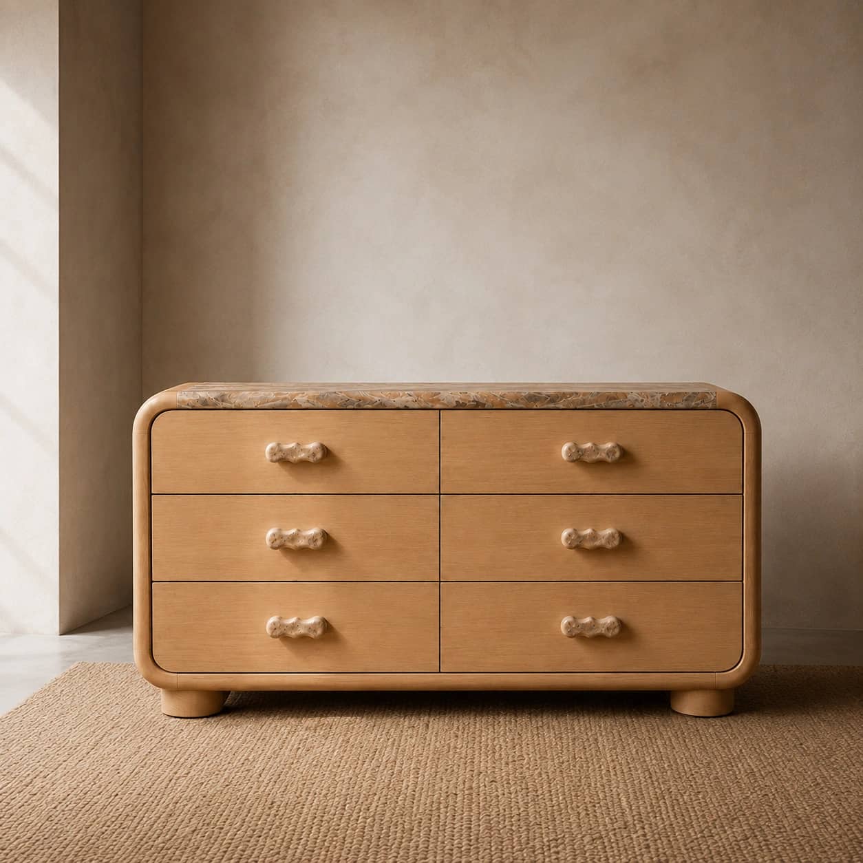 Nivara Six-Drawer Dresser - 5