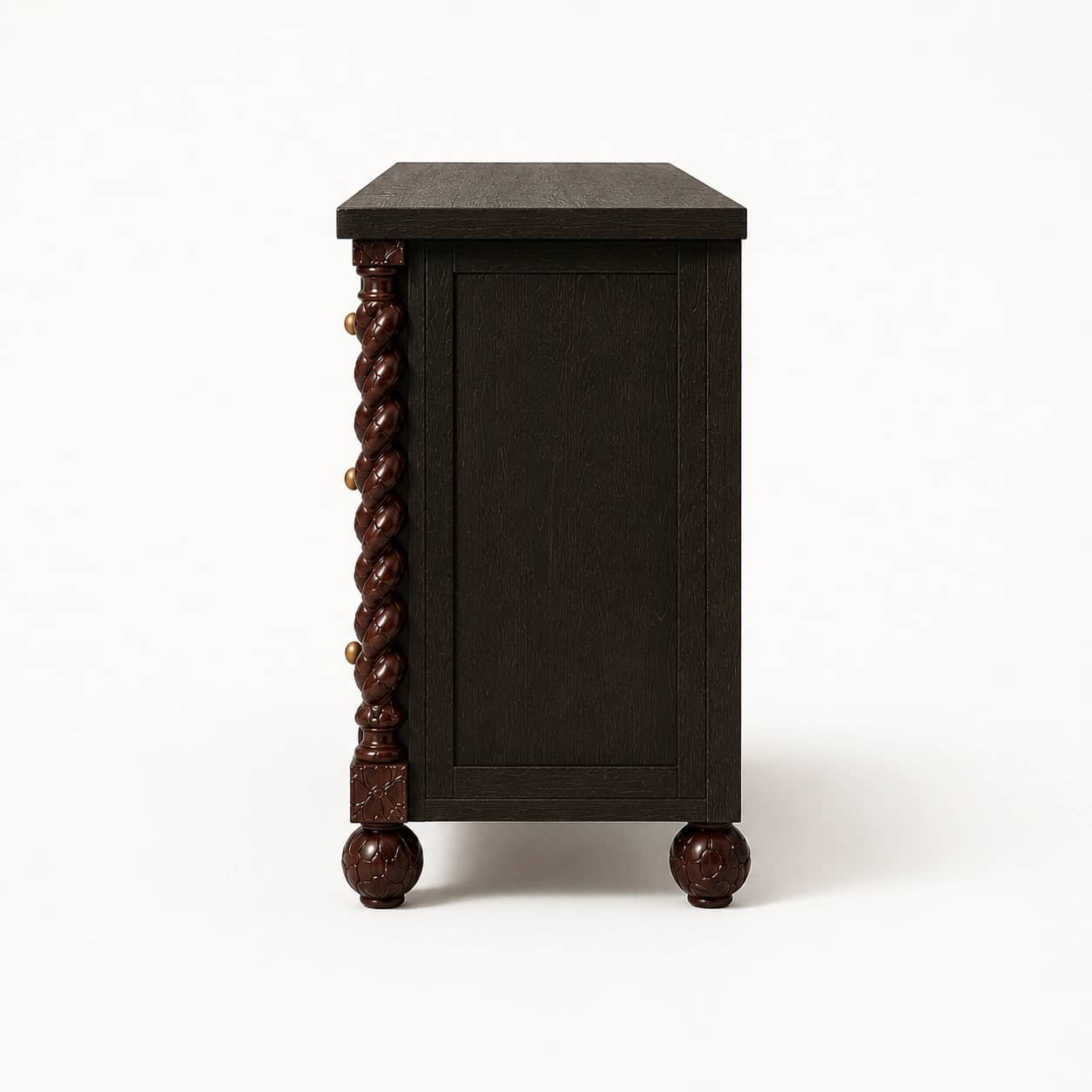 Mehrab Cane & Barley-Twist Sideboard - 4