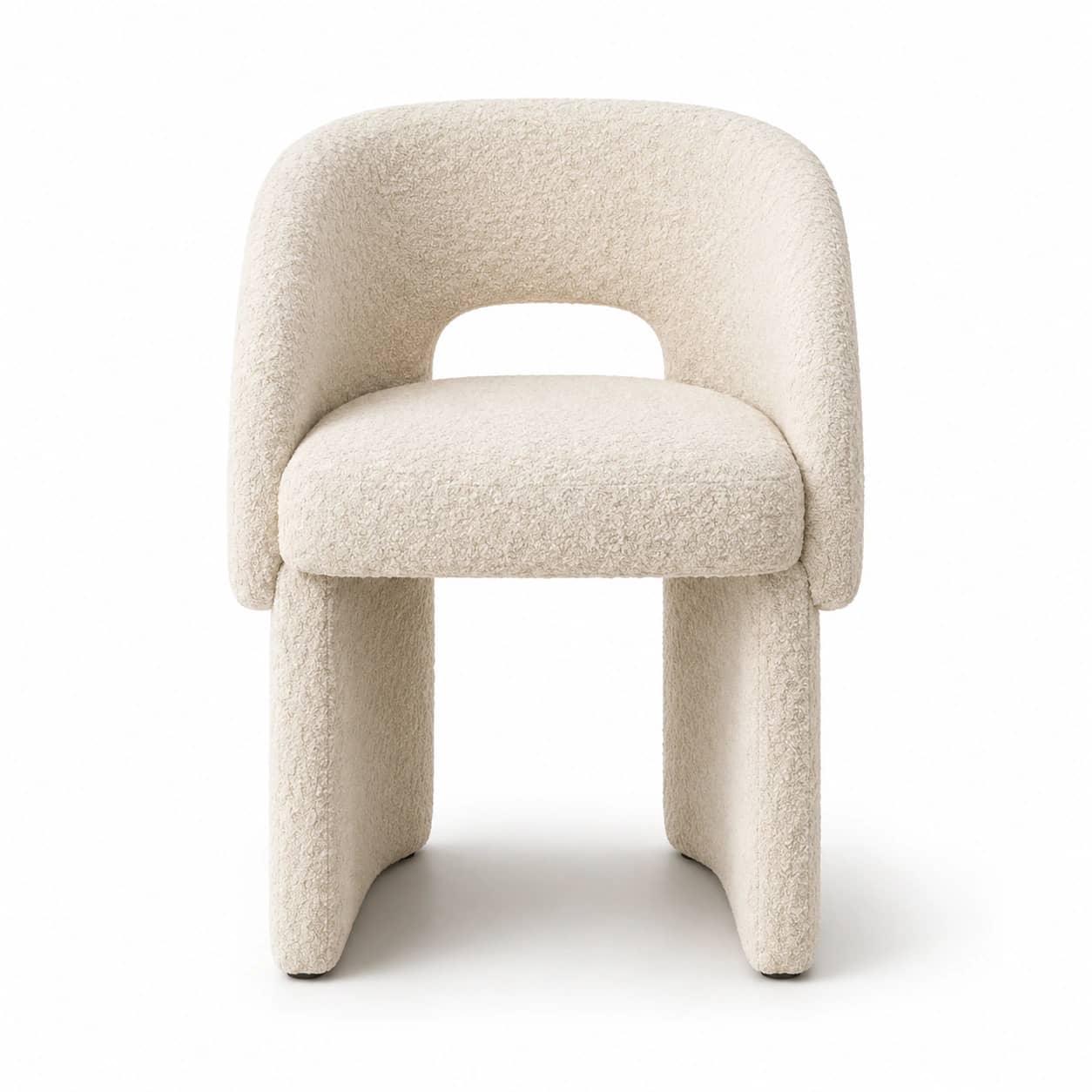 Sukoon Bouclé Dining Chair - 1