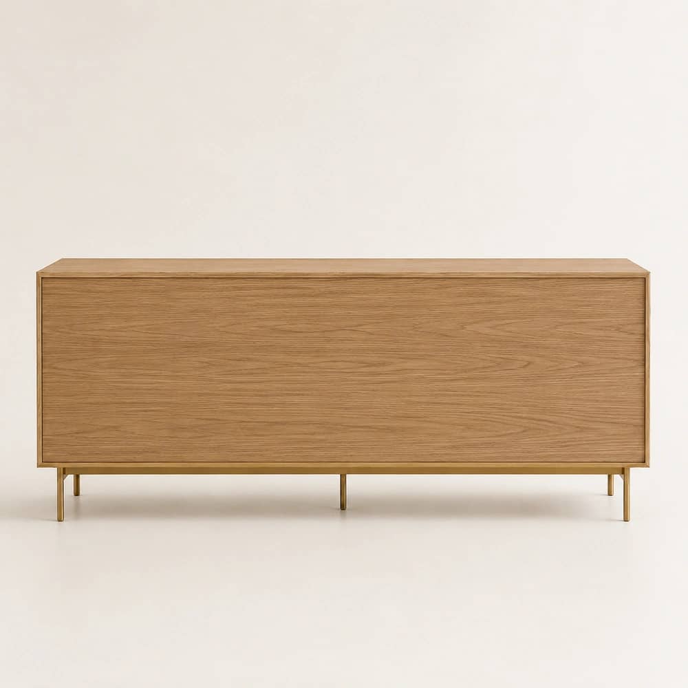 Lehar Oak Wave Sideboard - 4