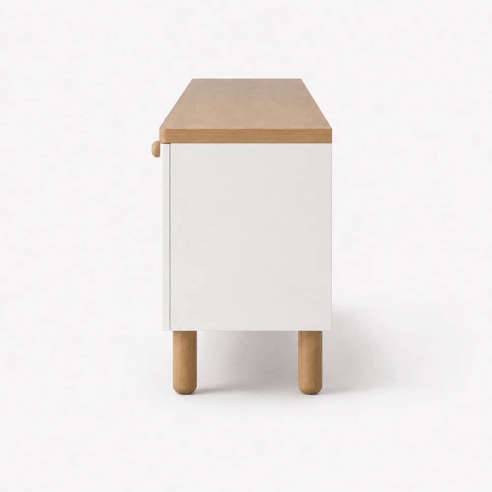 Solene Arch White Sideboard - 3