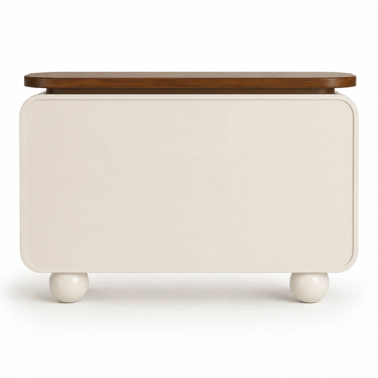 Elara Rounded Cream Sideboard - 4