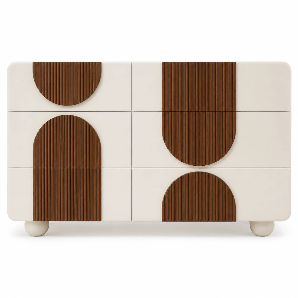 Arcform Fluted Storage Cabinet - 1