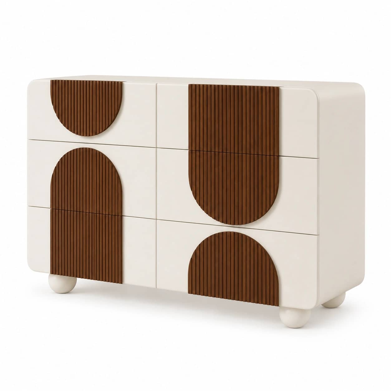 Arcform Fluted Storage Cabinet - 2