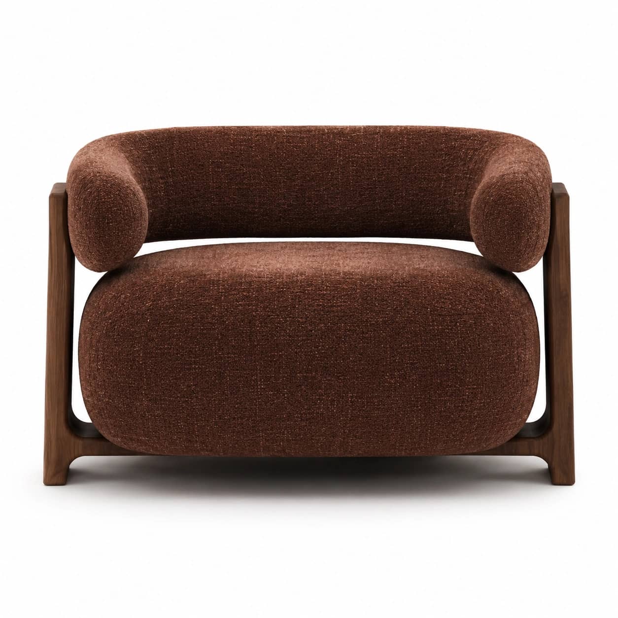 Cocoa Frame Lounge Chair - 1