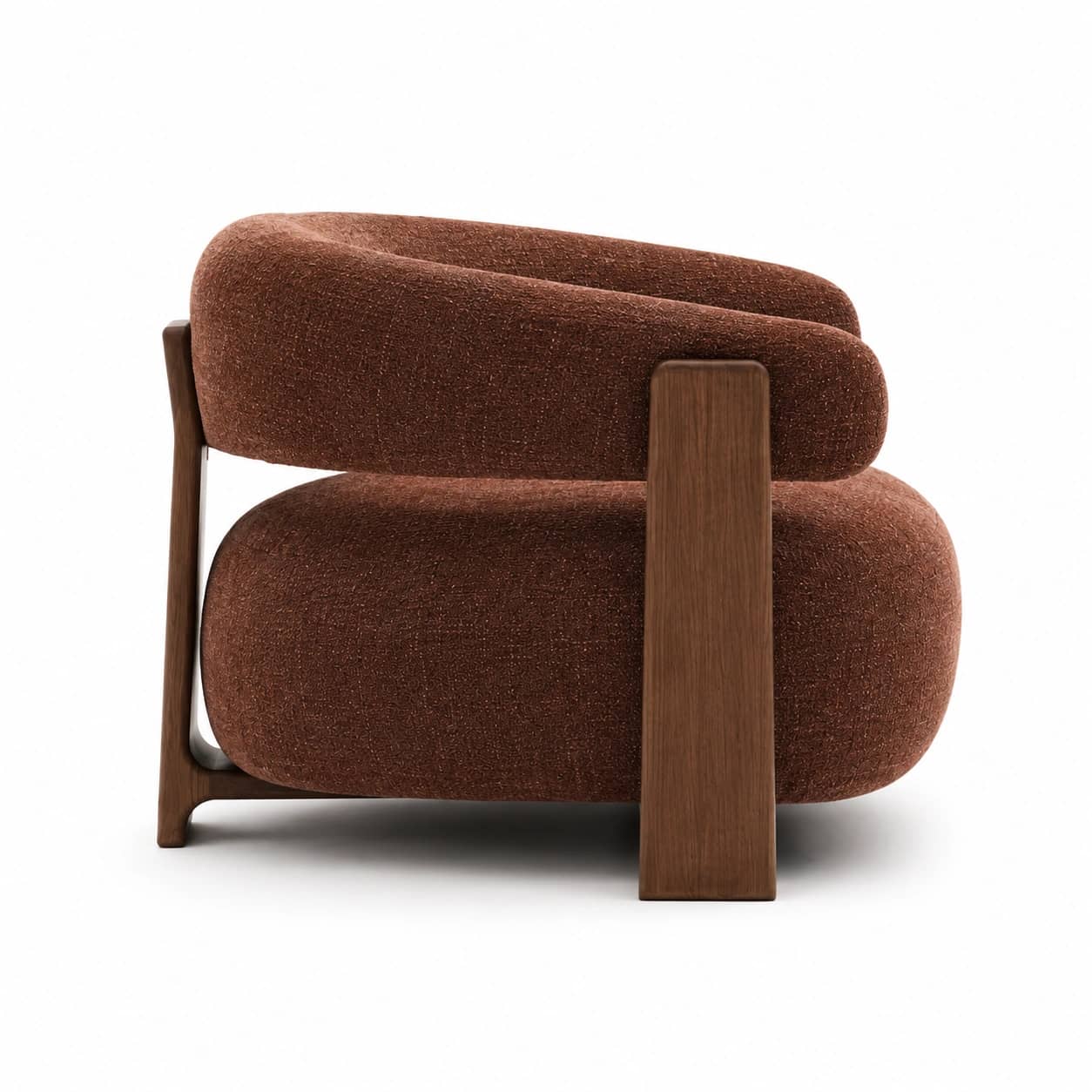 Cocoa Frame Lounge Chair - 3