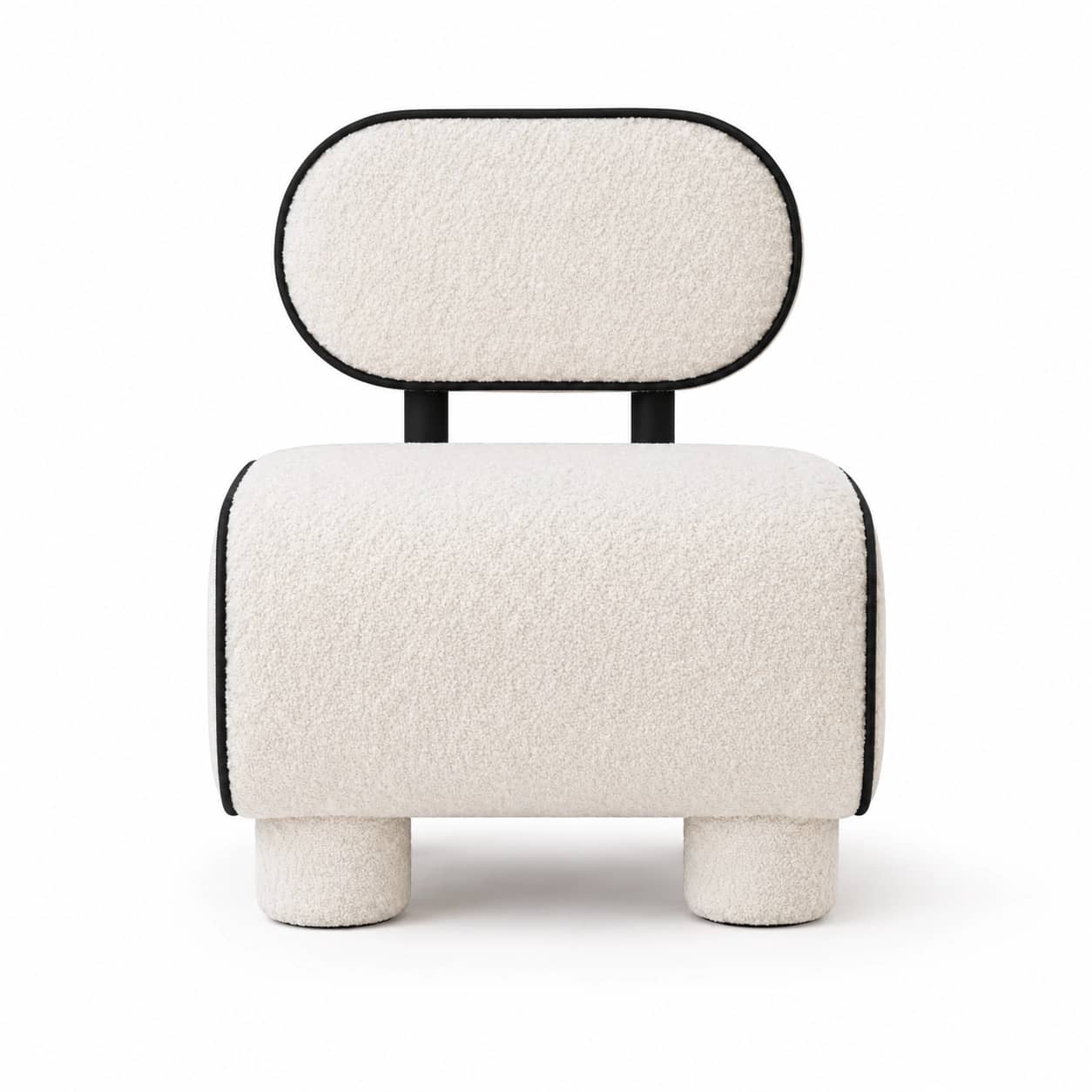 Noma Contrast Bouclé Chair - 1