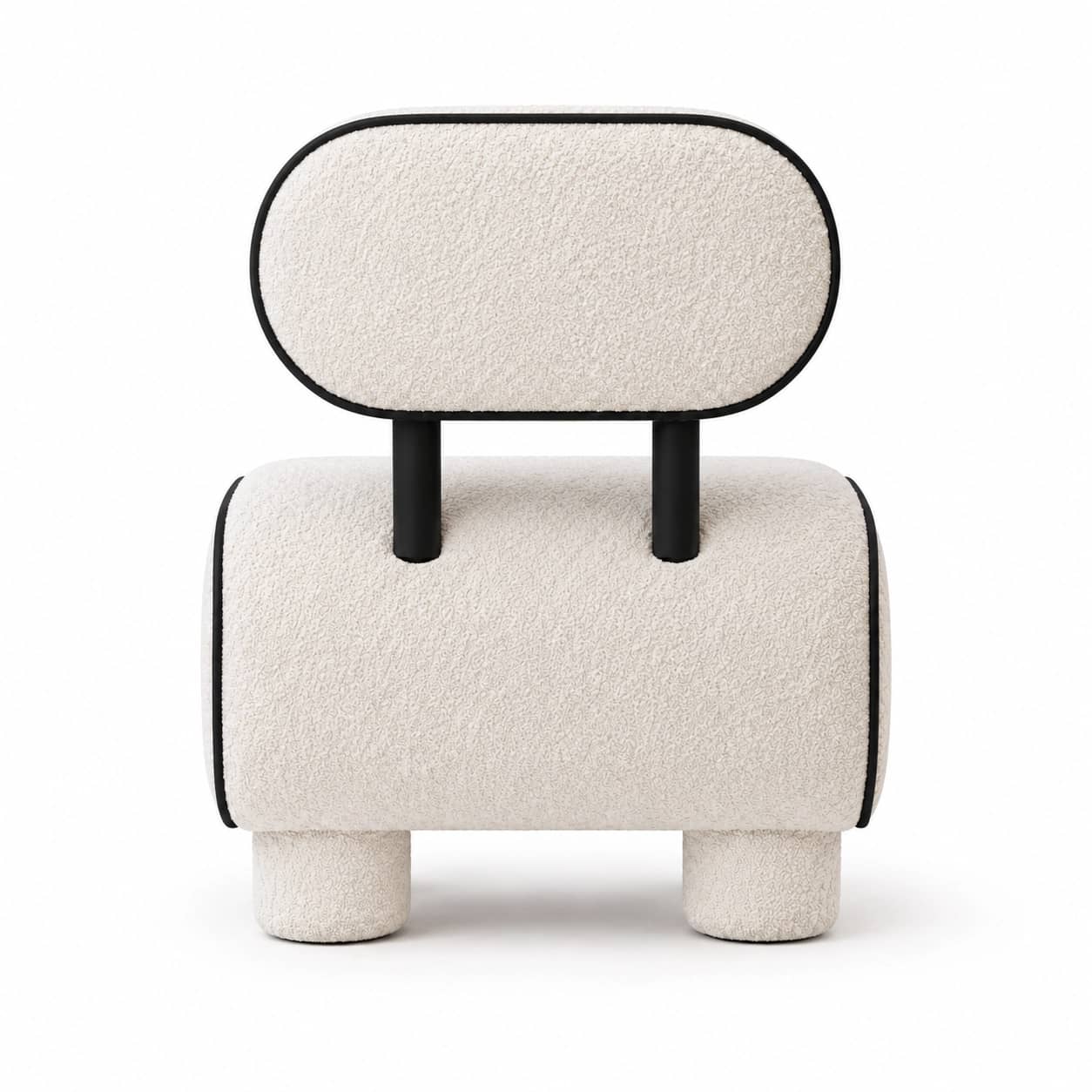 Noma Contrast Bouclé Chair - 4