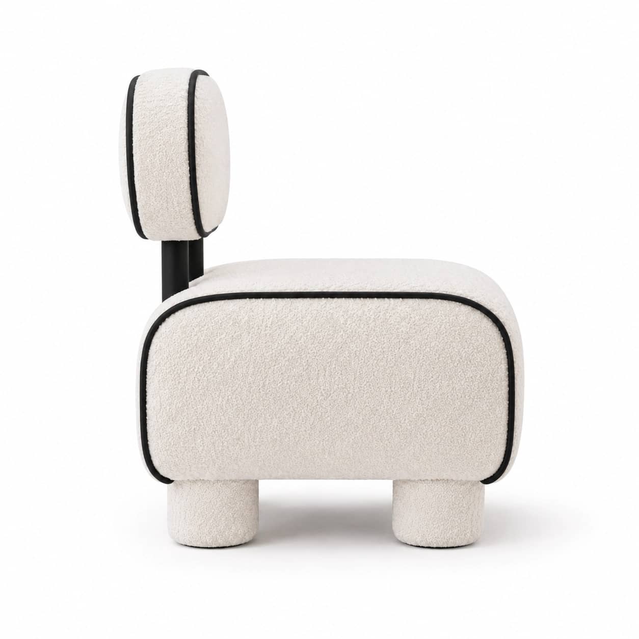 Noma Contrast Bouclé Chair - 3