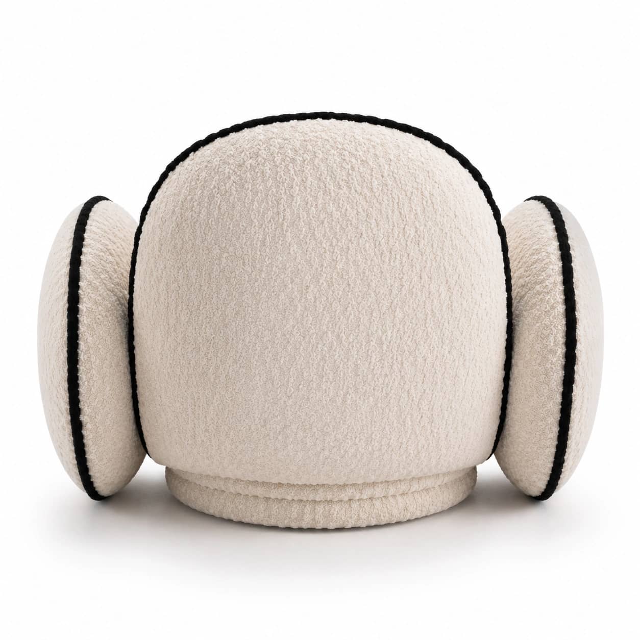 Luna Orbit Bouclé Lounge Chair - 4