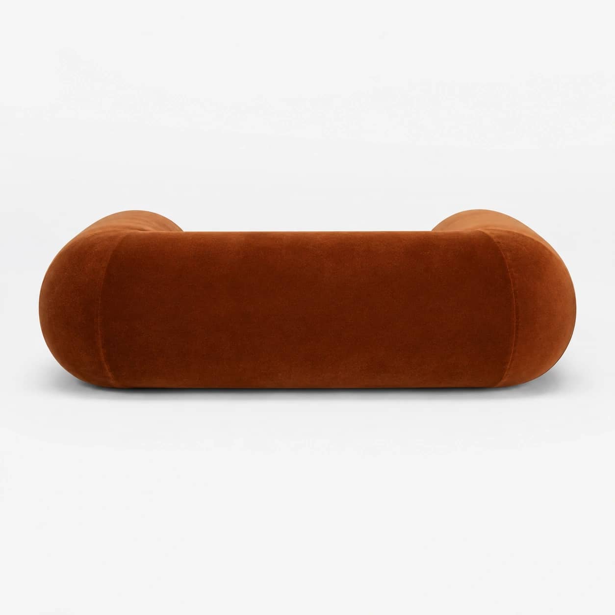 Cylora Rust Velvet Sofa - 4