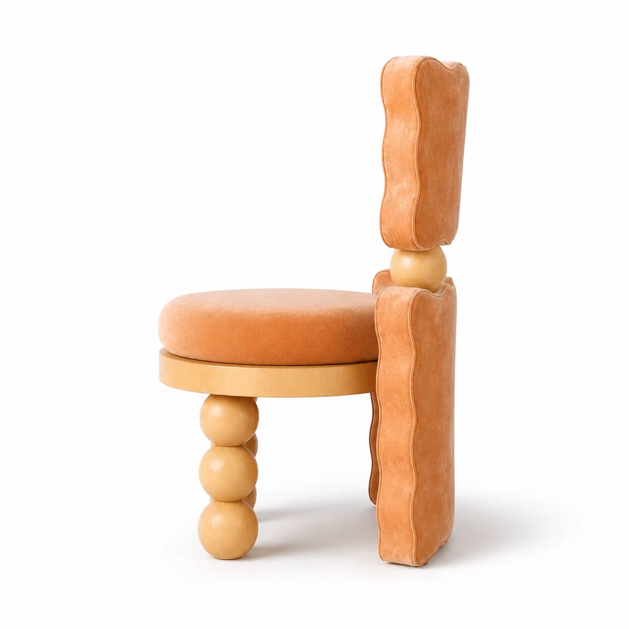 Marlo Scallop Ball Accent Chair - 3