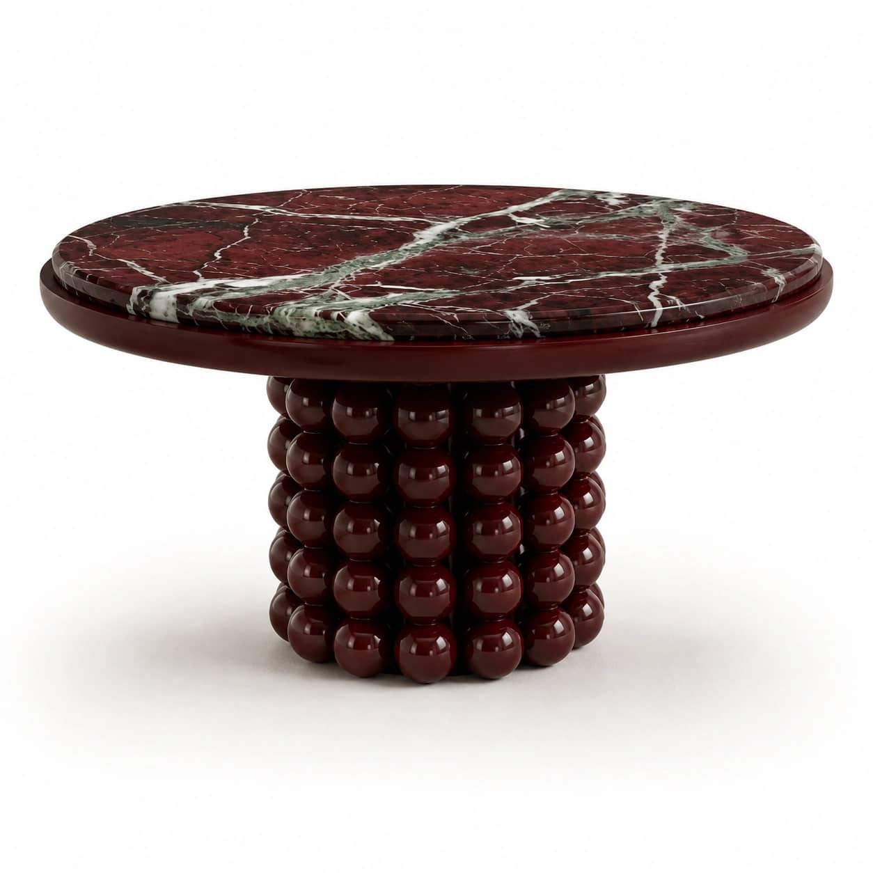 Rossa Beaded Marble Coffee Table - 1