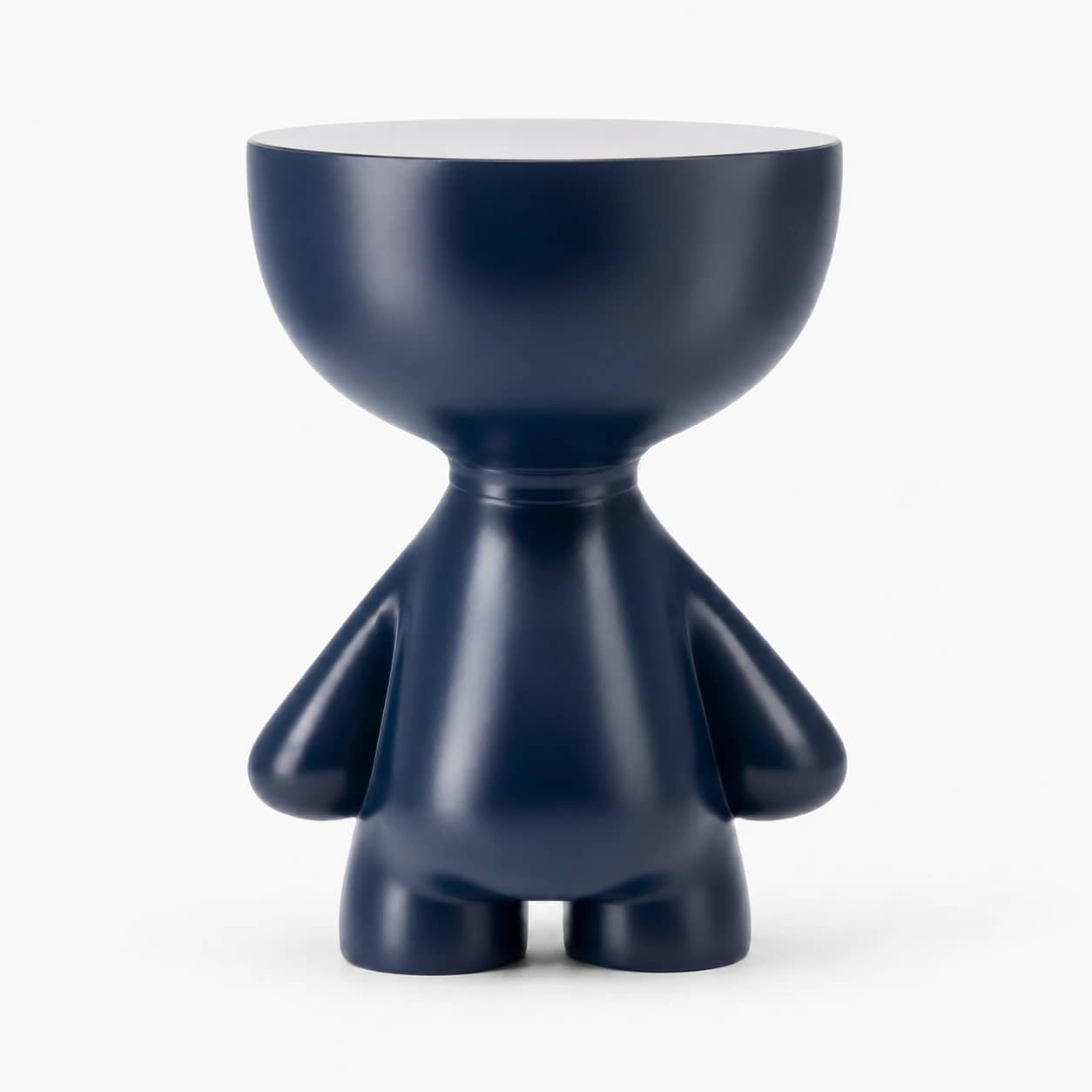Bobo Navy Sculptural Side Table - 1