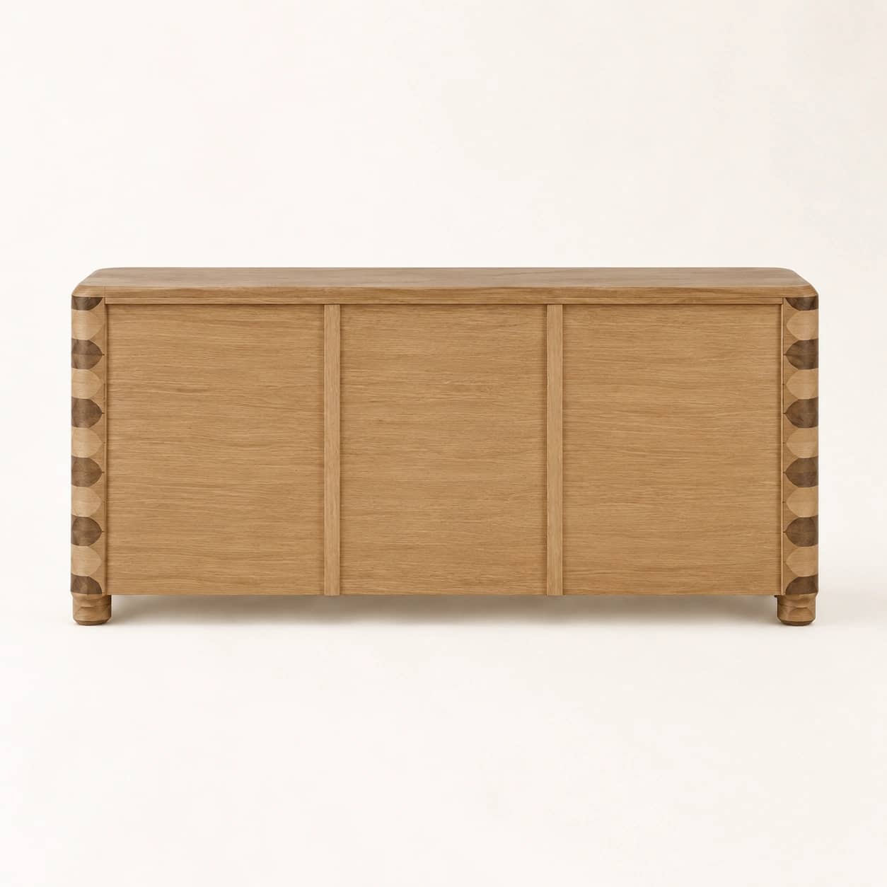 Rivo Oak Sideboard with Sculpted Edge Detail - 5