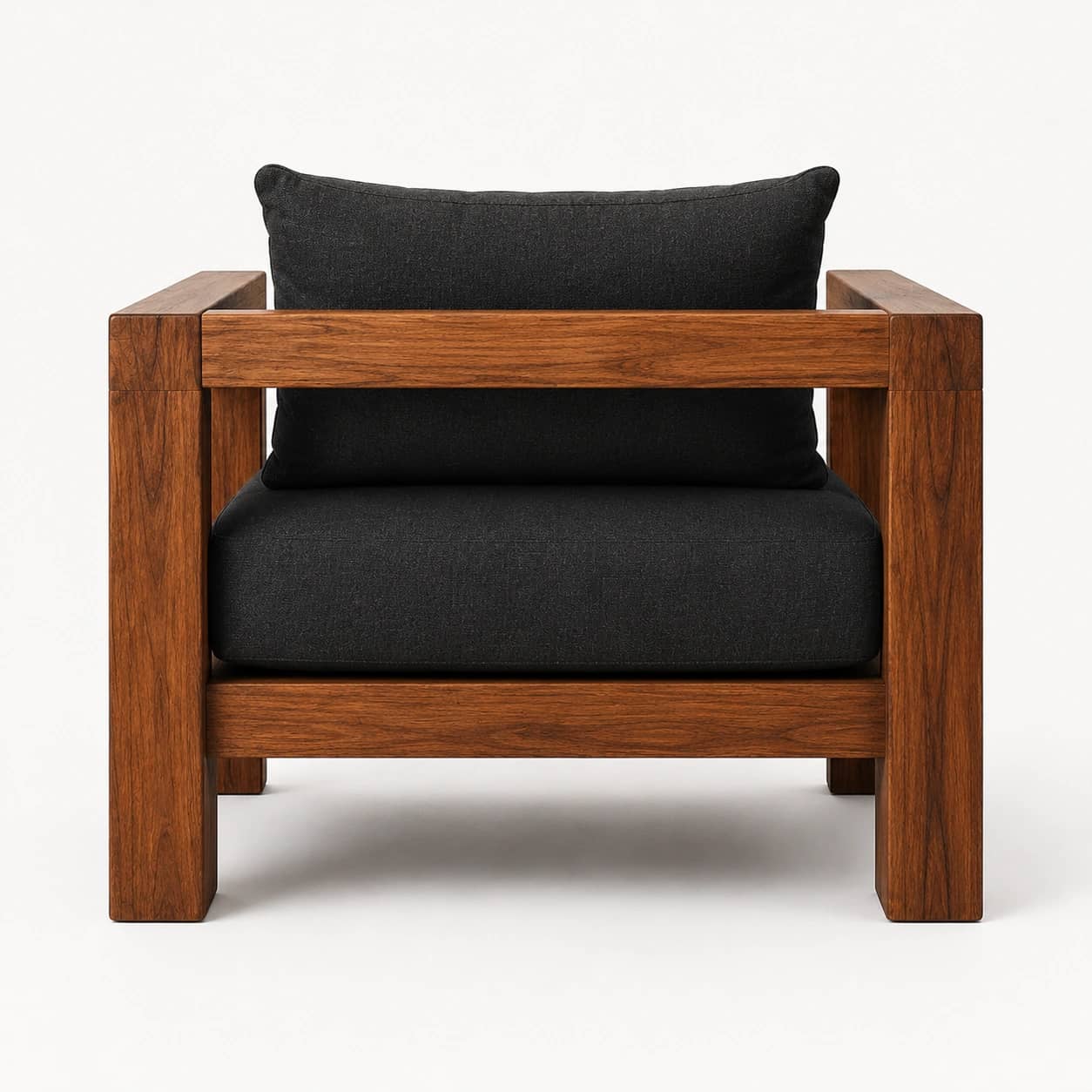 Kairo Solid Wood Lounge Chair - 5