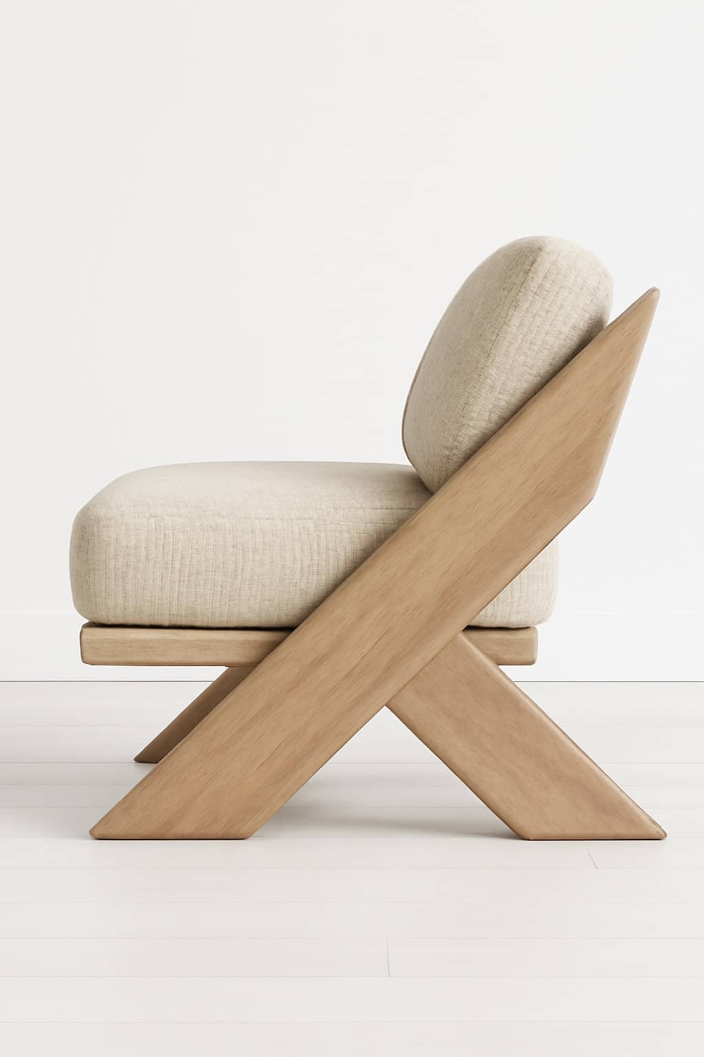 Sable Oak Lounge Accent Chair - 3